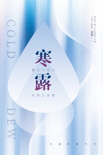 寒露节气创意海报