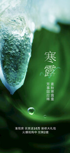 寒露节气主题海报