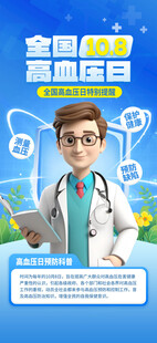 全国高血压日宣传海报