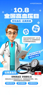全国高血压日科普宣传海报