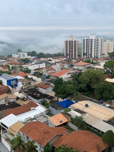 城镇居民区俯瞰全景