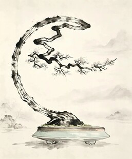 盆景国画