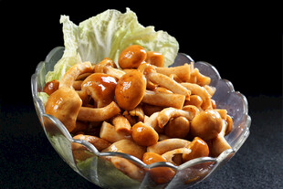 新鲜滑子菇食材