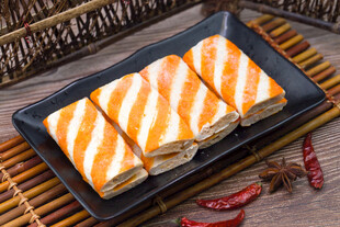 盘装蟹排火锅食材