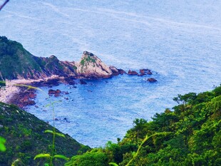 滨海海湾自然风光