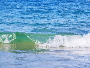 碧海海浪自然景致