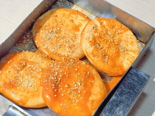香酥芝麻烧饼