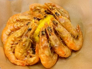 香酥炸虾美食