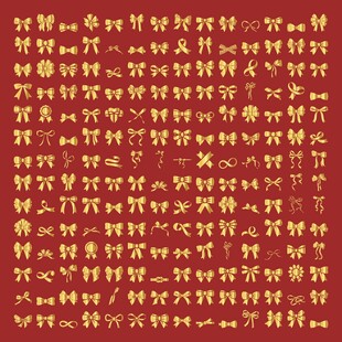 金色蝴蝶结