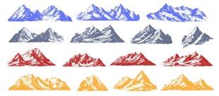 山图案