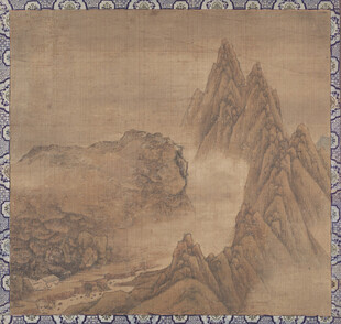 古风水墨山水图