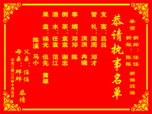 执事名单