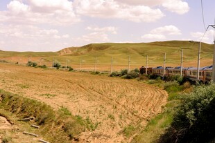 郊野旱地田园风光