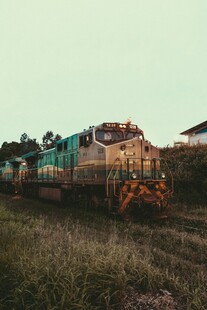 郊野复古老火车