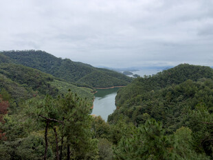青山河谷自然风光