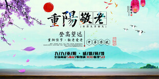 重阳敬老主题海报
