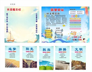 班级文化宣传展板模板