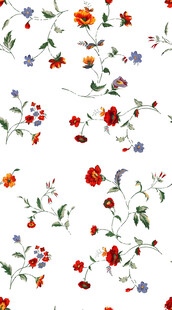 清新小碎花无缝底纹