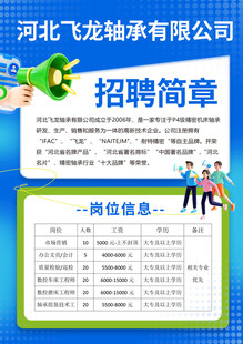 企业招聘简章海报