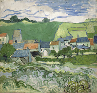 乡村田园风景油画