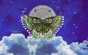 星空云间宝石蝴蝶