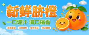 新鲜脐橙