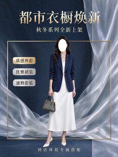 都市衣橱焕新服饰海报