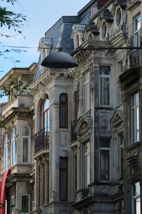 欧式沿街复古老建筑