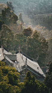山间穿行的高铁