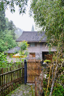 林间清幽木屋小院