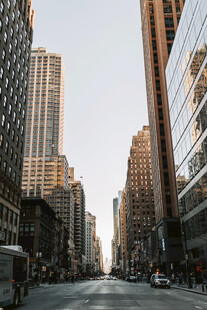 城市摩天楼街景