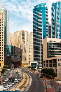 现代都市高楼街景