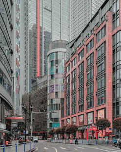 城市商业街建筑街景