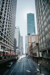 城市高楼街道景观