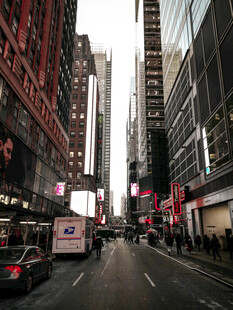 纽约曼哈顿城市街景