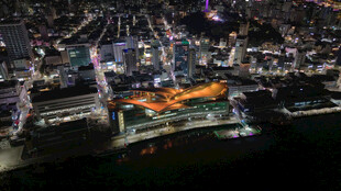 城市夜景桥梁景观
