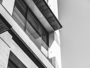 黑白建筑局部线条