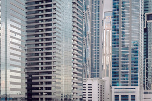 城市高层商务建筑群