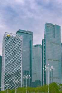 城市高层商务建筑群