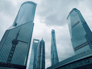 陆家嘴摩天建筑群