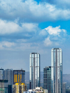 城市天际线高楼景观