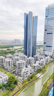 城市滨水高层建筑群