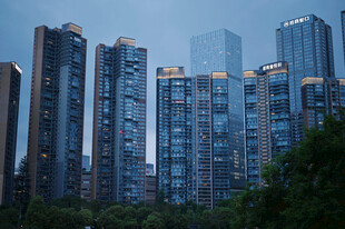 城市高层住宅建筑群