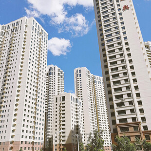 城市高层居民楼群