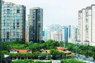 城市高层住宅建筑群