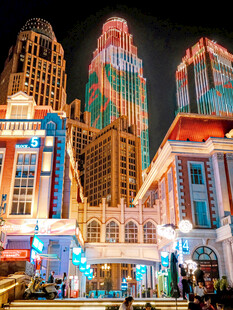 都市璀璨夜景建筑