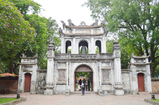 传统古建门楼景观
