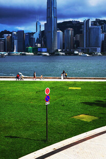 香港维港海滨公园风光