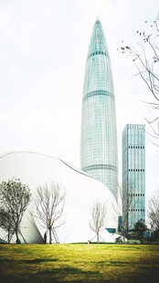 城市地标高楼风光