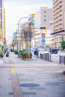 城市街道街景风光